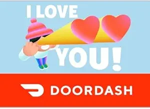 DoorDash Love you Gift Card - Mail Delivery