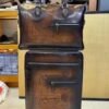 Berluti FORMULA Leather Trolley Case, Unique Design, Combination with Briefcase, Draw Bar Frame, Pure Handmade,